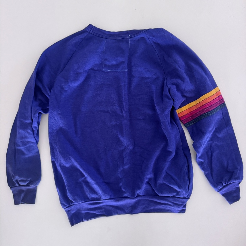 Vintage Aviator Nation windsurfer crewneck with pockets - Picture 2 of 3